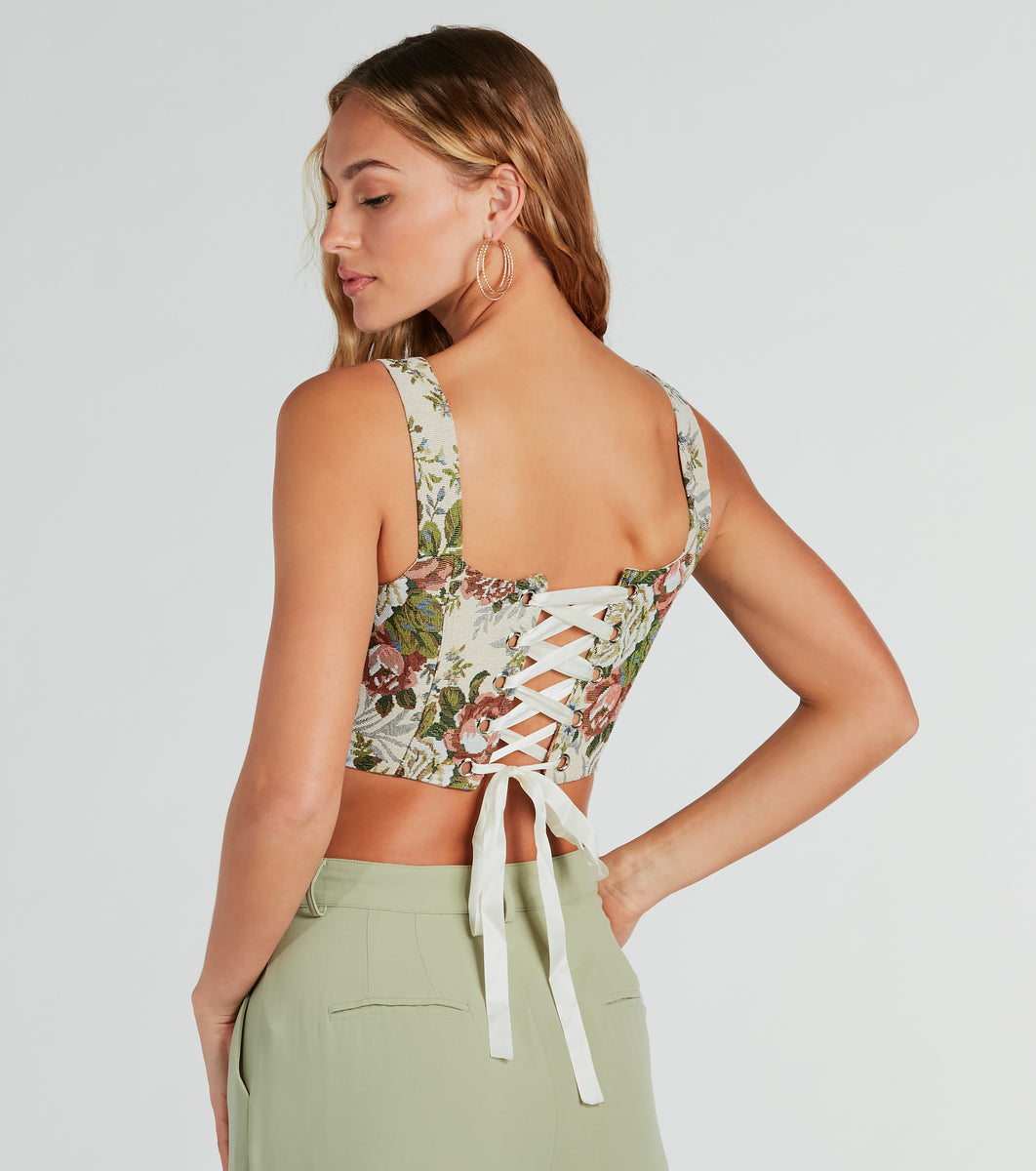 Forever 21 Faux Leather Bustier, $14, Forever 21
