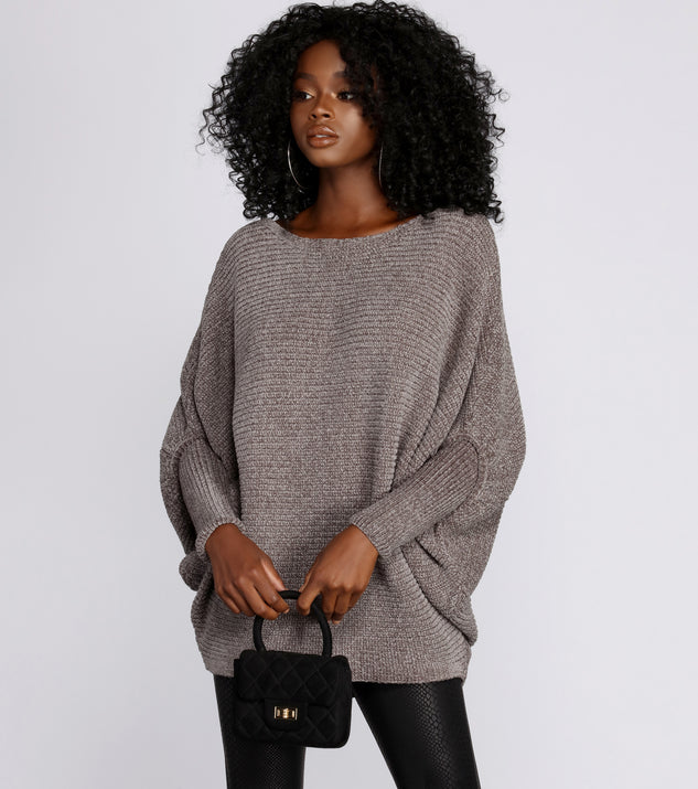 Chenille sweater outlet oversized