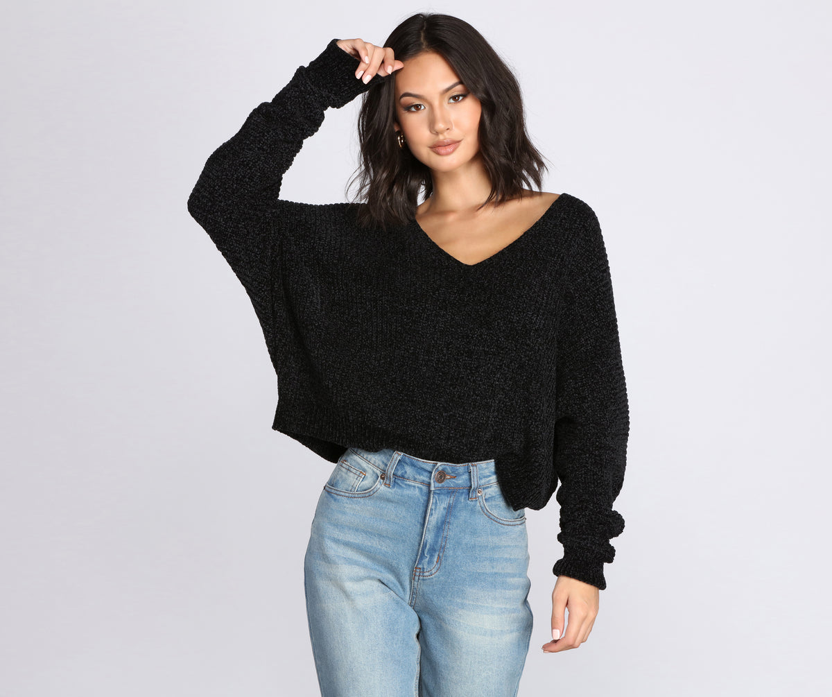 Oversized Chenille Sweater