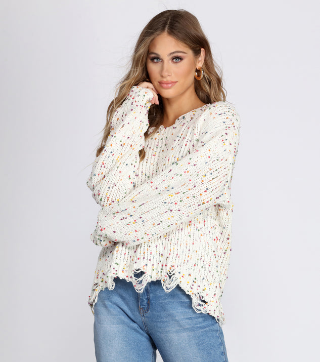 Confetti clearance sweater women's