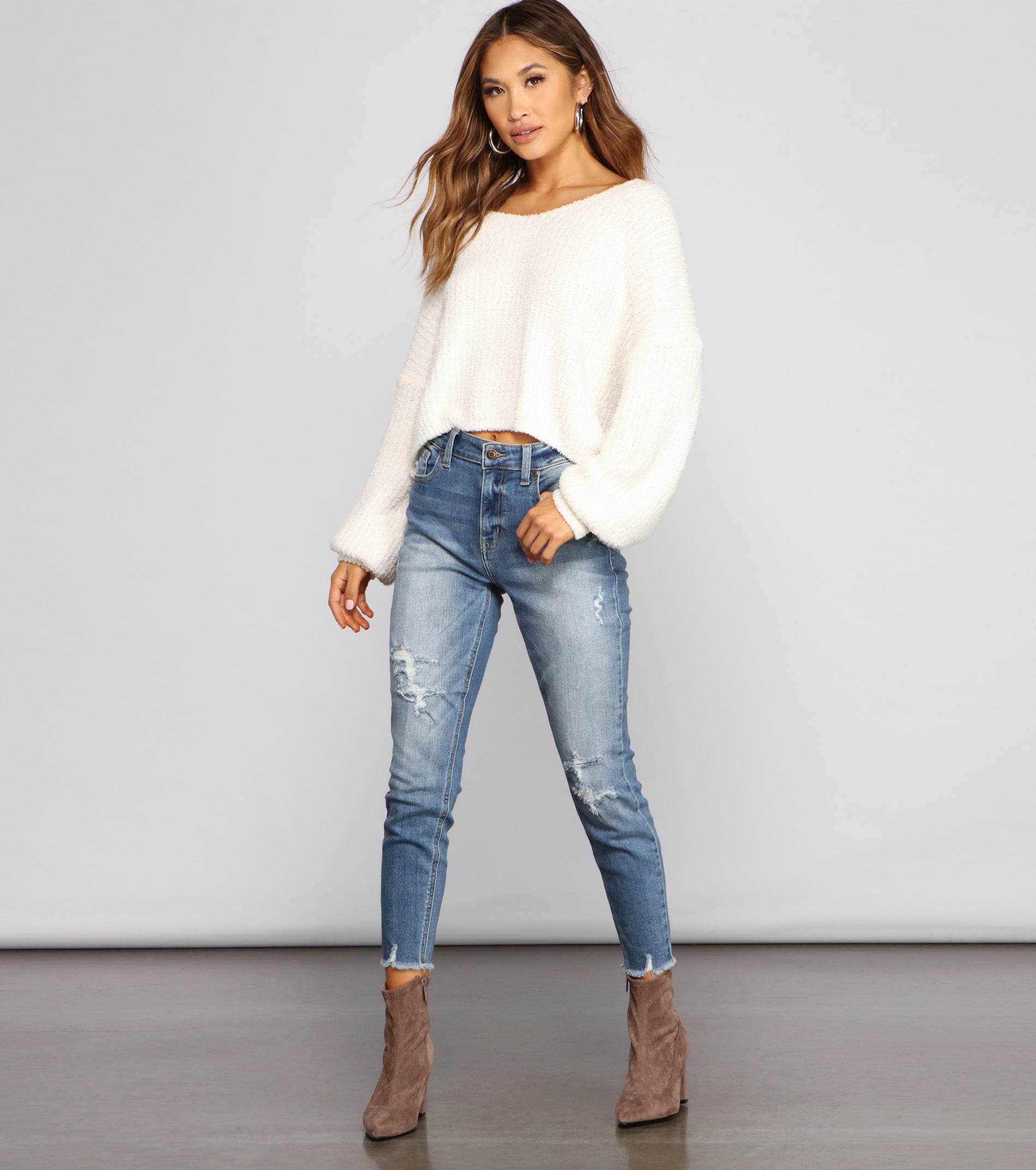 Cozy On Up Knot Back Sweater & Windsor