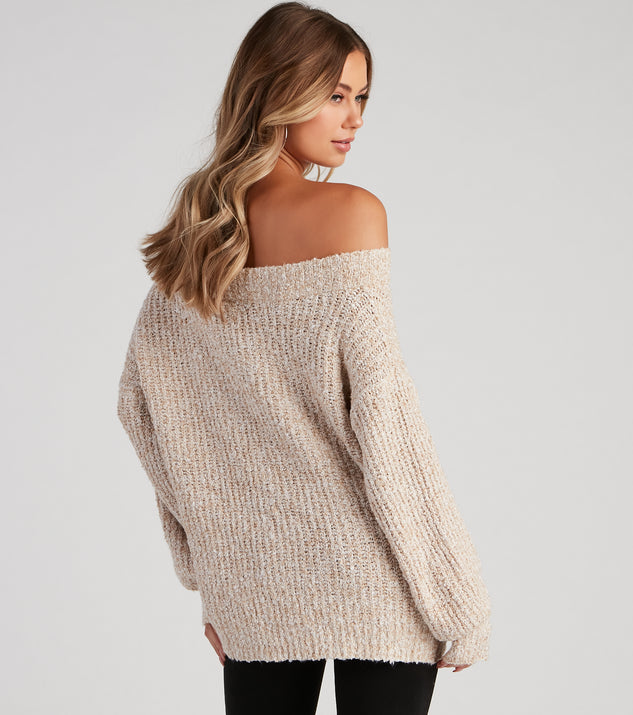 So Cozy Off The Shoulder Sweater Windsor