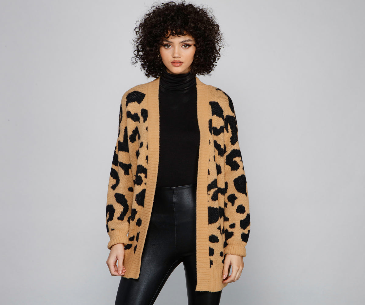 Cozy Vibes Leopard Print Cardigan & Windsor