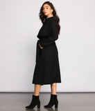 Day Chic Drape Front Belted Coat helps create the best summer outfit for a look that slays at any event or occasion!