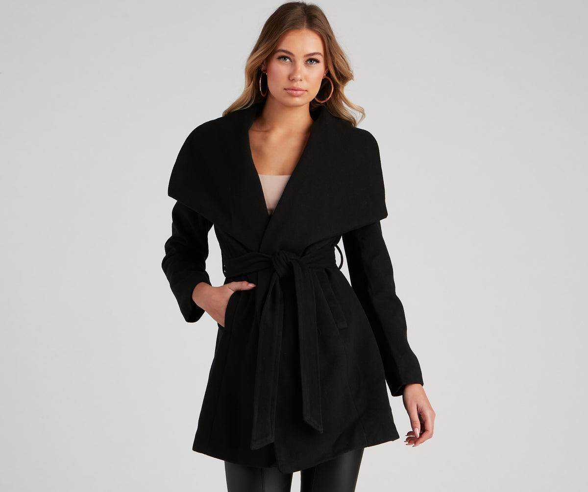 Bernardo Womens Plus-Size Wool Coat with Stand Collar - Macy's