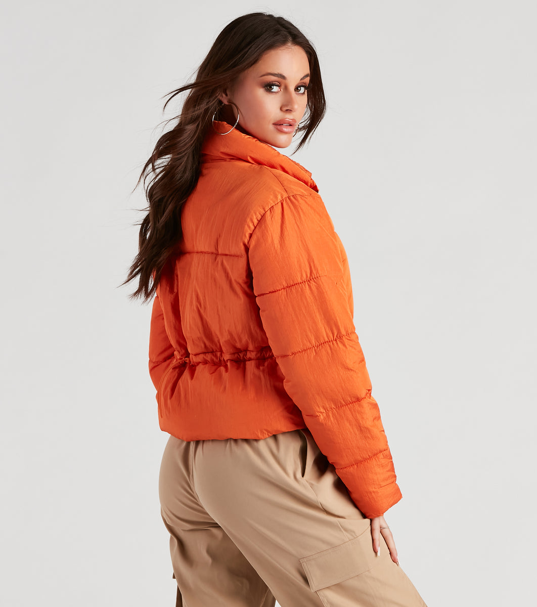 Your Favorite Puffer Crop Jacket