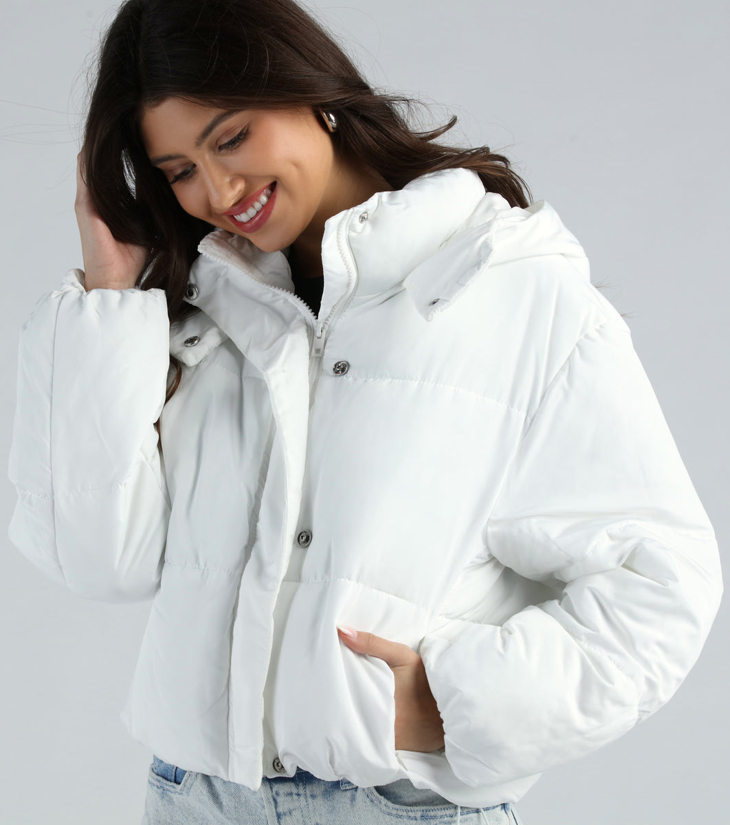 Cold Times Hoodie Puffer Jacket