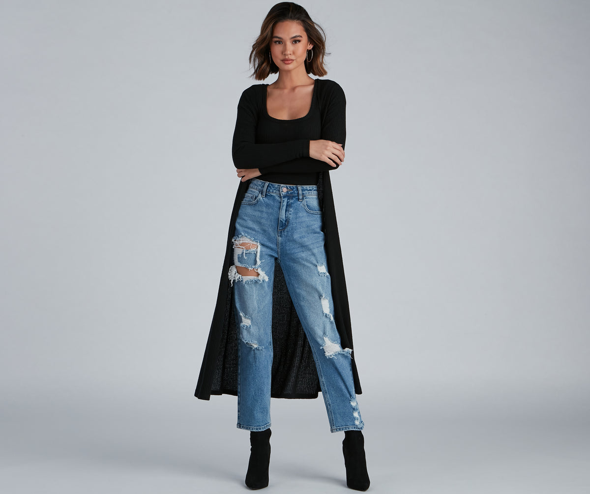 Keeping Knit Cozy Basic Duster