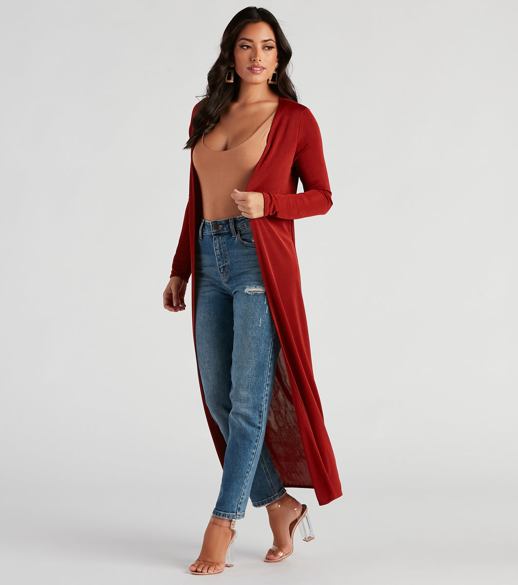 Cozy Fall Vibes Knit Duster