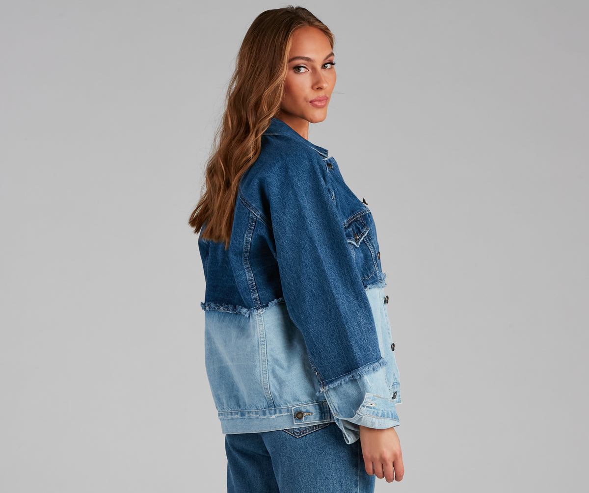 Effortless Trendsetter Denim Jacket