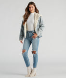 All The Feels Faux Fur Lined Denim Jacket helps create the best summer outfit for a look that slays at any event or occasion!