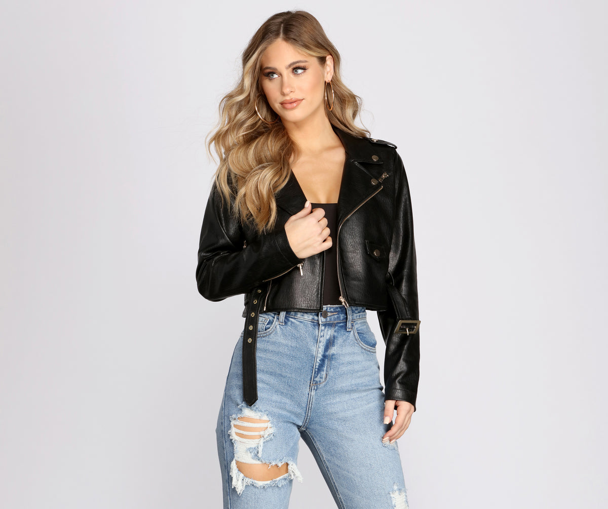 All The Deets Moto Jacket