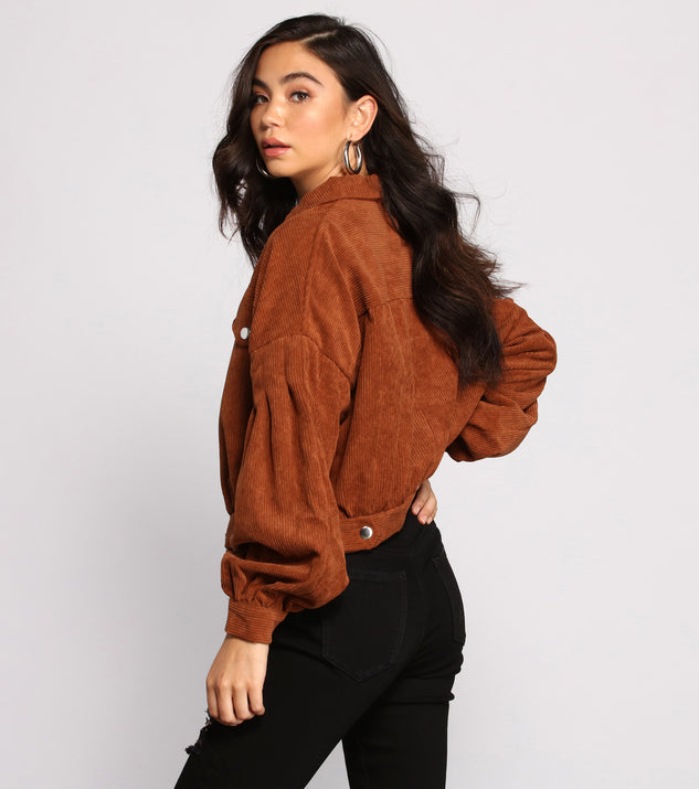 Cute corduroy outlet jacket