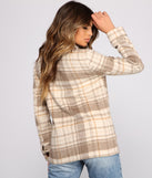 With fun and flirty details, Cozy Plaid Oversized Shacket shows off your unique style for a trendy outfit for the summer season!