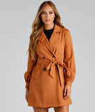 Cinched And Chic Belted Trench Coat helps create the best summer outfit for a look that slays at any event or occasion!