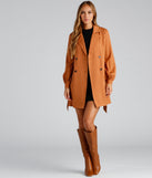 Cinched And Chic Belted Trench Coat helps create the best summer outfit for a look that slays at any event or occasion!