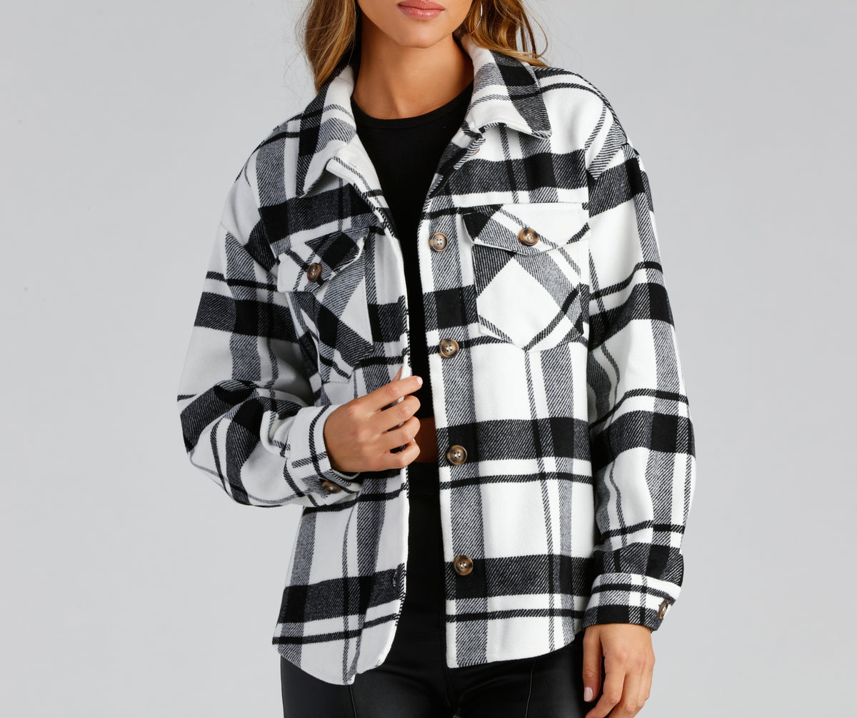 Flannel Weather Plaid Shacket