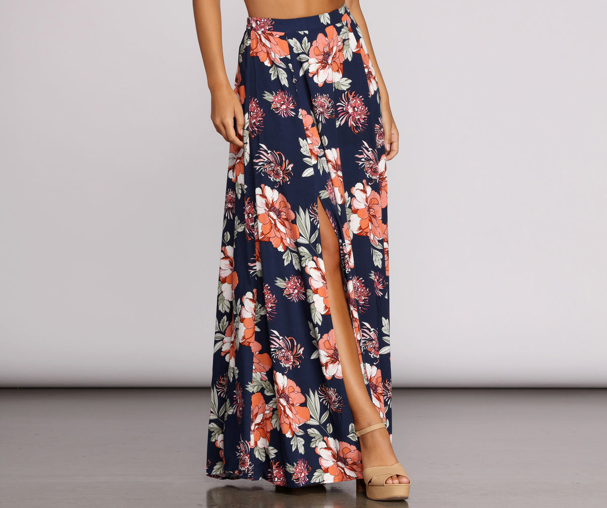 Island Time Floral Skirt