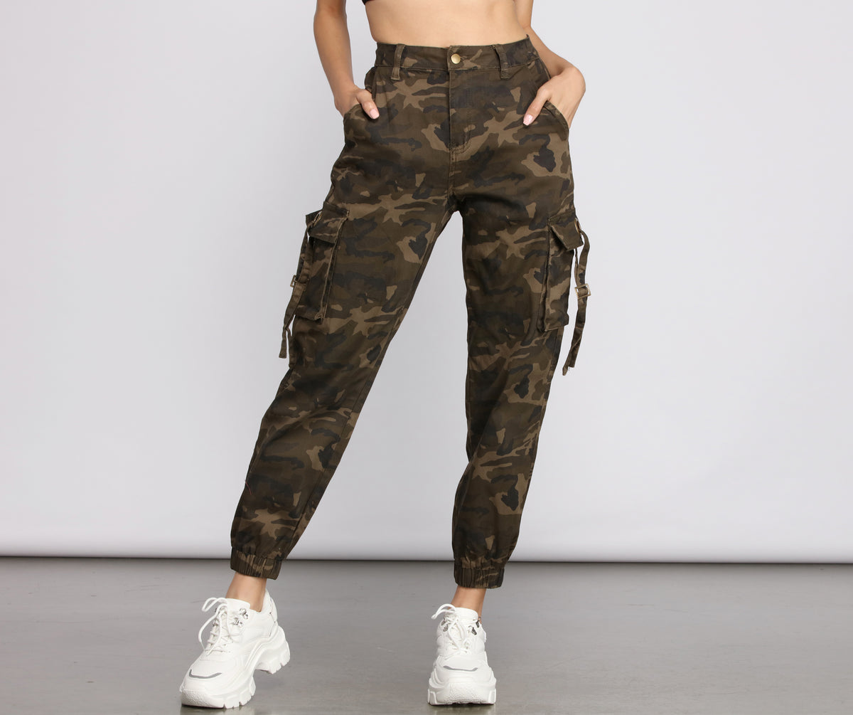 Buy Style & Co womens cargo capri pants stonewall Online