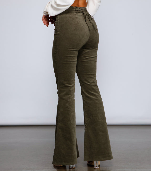 High Rise Corduroy Pants in Green – Shop Olive and Rose