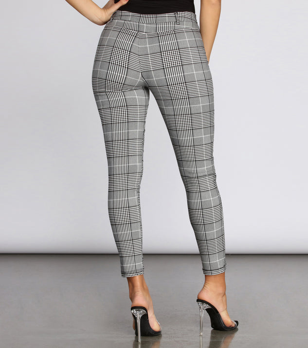 New Women ladies High Waisted Plaid Pants 2019 India | Ubuy