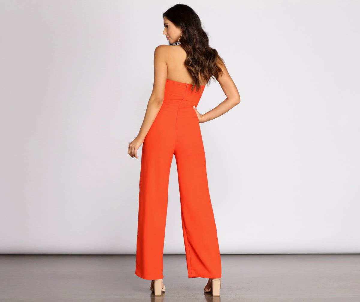 First Class Strapless Jumpsuit