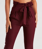 High Waist Paperbag Skinny Dress Pants are stylish bottoms with on-trend 2024 details to create your best fall outfits!