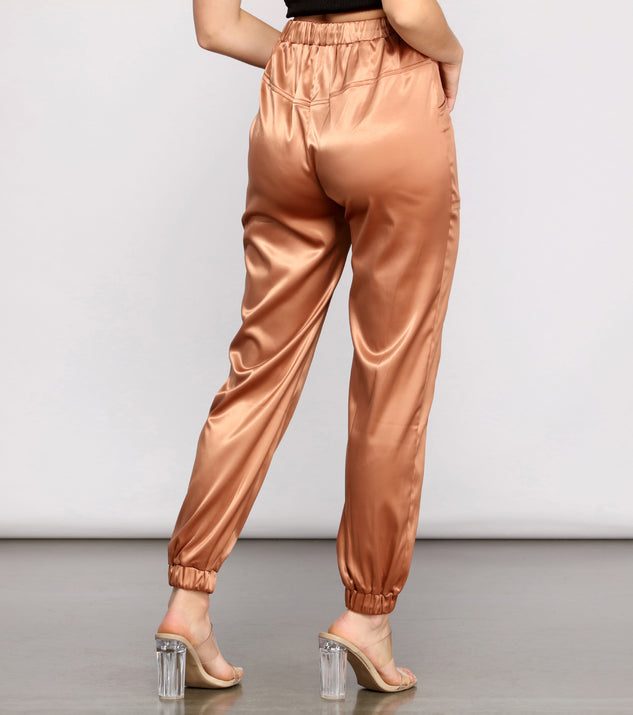 Satin Joggers – Trendy