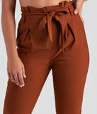 High Waist Paperbag Skinny Dress Pants are stylish bottoms with on-trend 2024 details to create your best fall outfits!