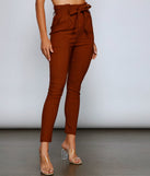 High Waist Paperbag Skinny Dress Pants provides a stylish start to creating your best summer outfits of the season with on-trend details for 2024!