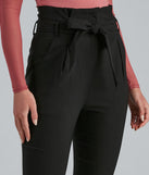 High Waist Paperbag Skinny Dress Pants are stylish bottoms with on-trend 2024 details to create your best fall outfits!