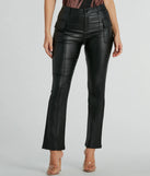 Refresh your fall closet with stylish women's pants like the Of The Moment Straight-Leg Faux Leather Pants in a sleek fabric and a pant leg style that makes your look unique.