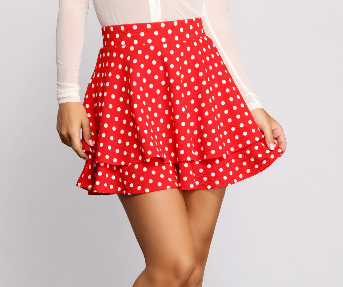 Disney minnie mouse outlet polka dot skater dress