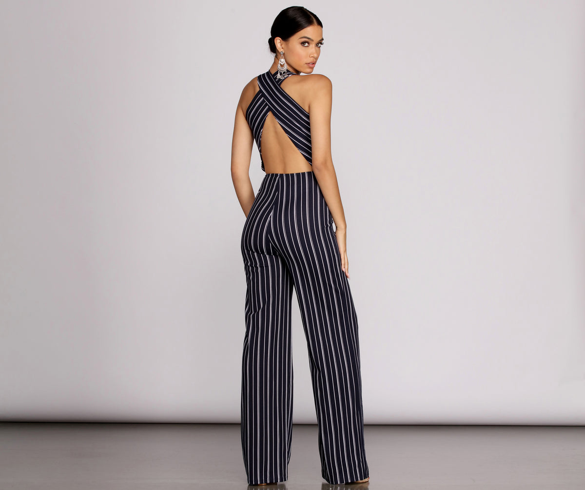 Stripe A Pose Jumpsuit