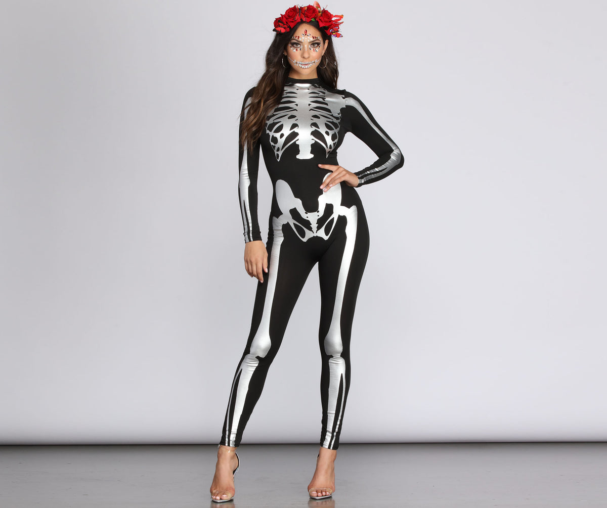 Windsor Bad To The Bone Metallic Catsuit