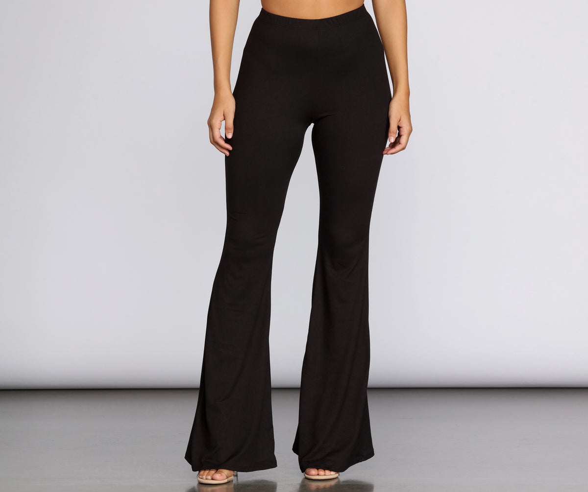 I.N.C. International Concepts Petite Faux-Leather Flare-Leg Pants, Created  for Macy's - Macy's