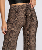 Sassy Stunner Snake Print Pants for 2022 festival outfits, festival dress, outfits for raves, concert outfits, and/or club outfits