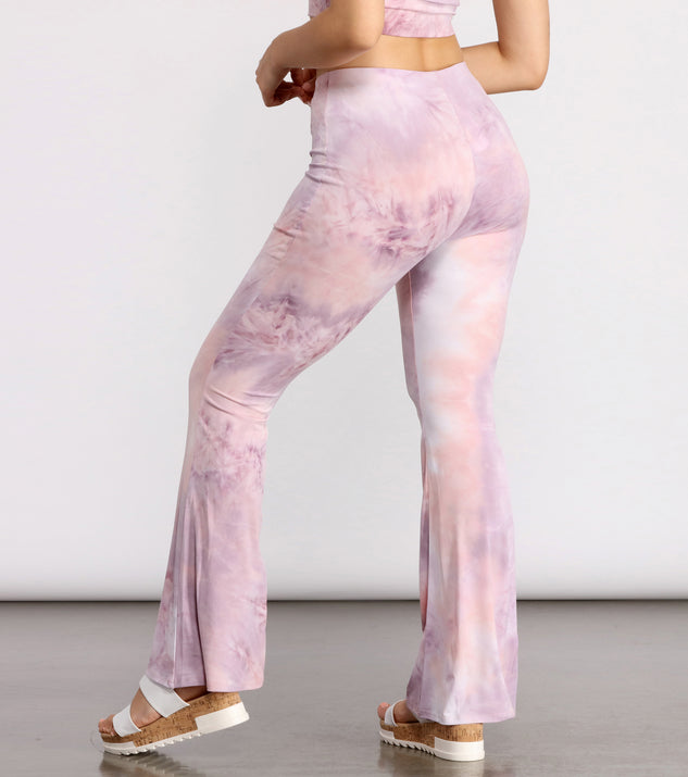 Flared Pants, Leggings, Black Tie Dye, Bellbottom, Unisex, YOGA, Festival,  Ecstatic Dance - Etsy