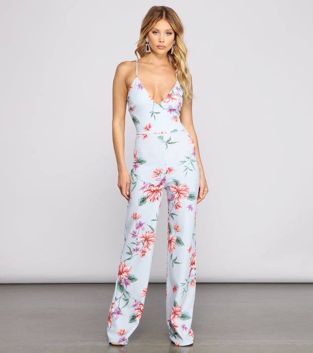 Bloom With Beauty Floral Jumpsuit & Windsor