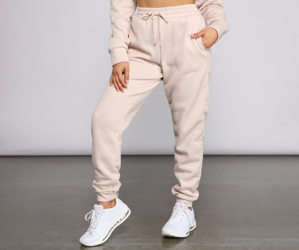 Back To Basics High Waist Joggers