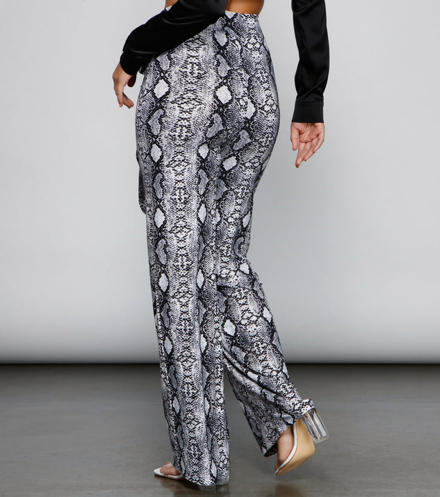 Snake print trousers - Women | Mango United Kingdom