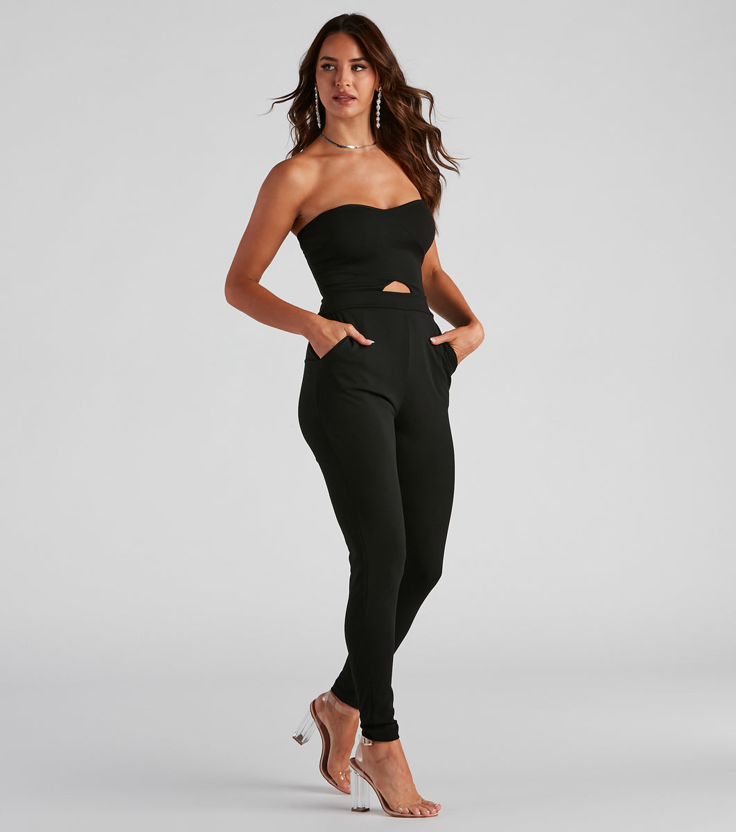 Chic Sophistication Sleeveless Tapered Jumpsuit