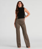 Back To Business Houndstooth Trouser Pants