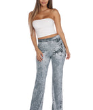 High Waist Velour Pants