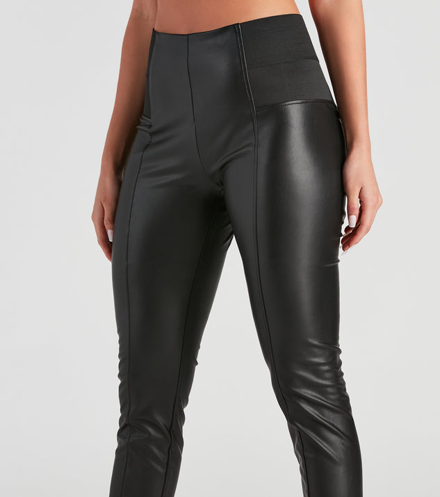 Windsor Faux Patent Leather Leggings