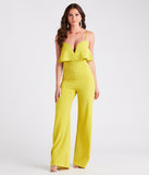 Shake Things Up Ruffled Wide-Leg Jumpsuit