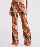 You’ll look stunning in the Abstract Chic Straight-Leg Pants when paired with its matching separate to create a glam clothing set perfect for parties, date nights, concert outfits, back-to-school attire, or for any summer event!