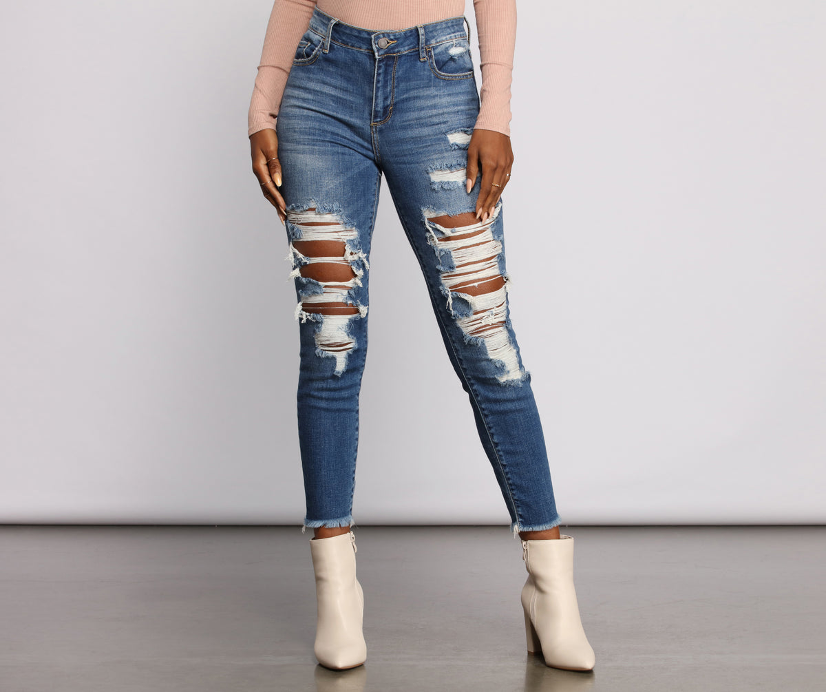 Chico's Petite Girlfriend Patchwork Ankle Jeans