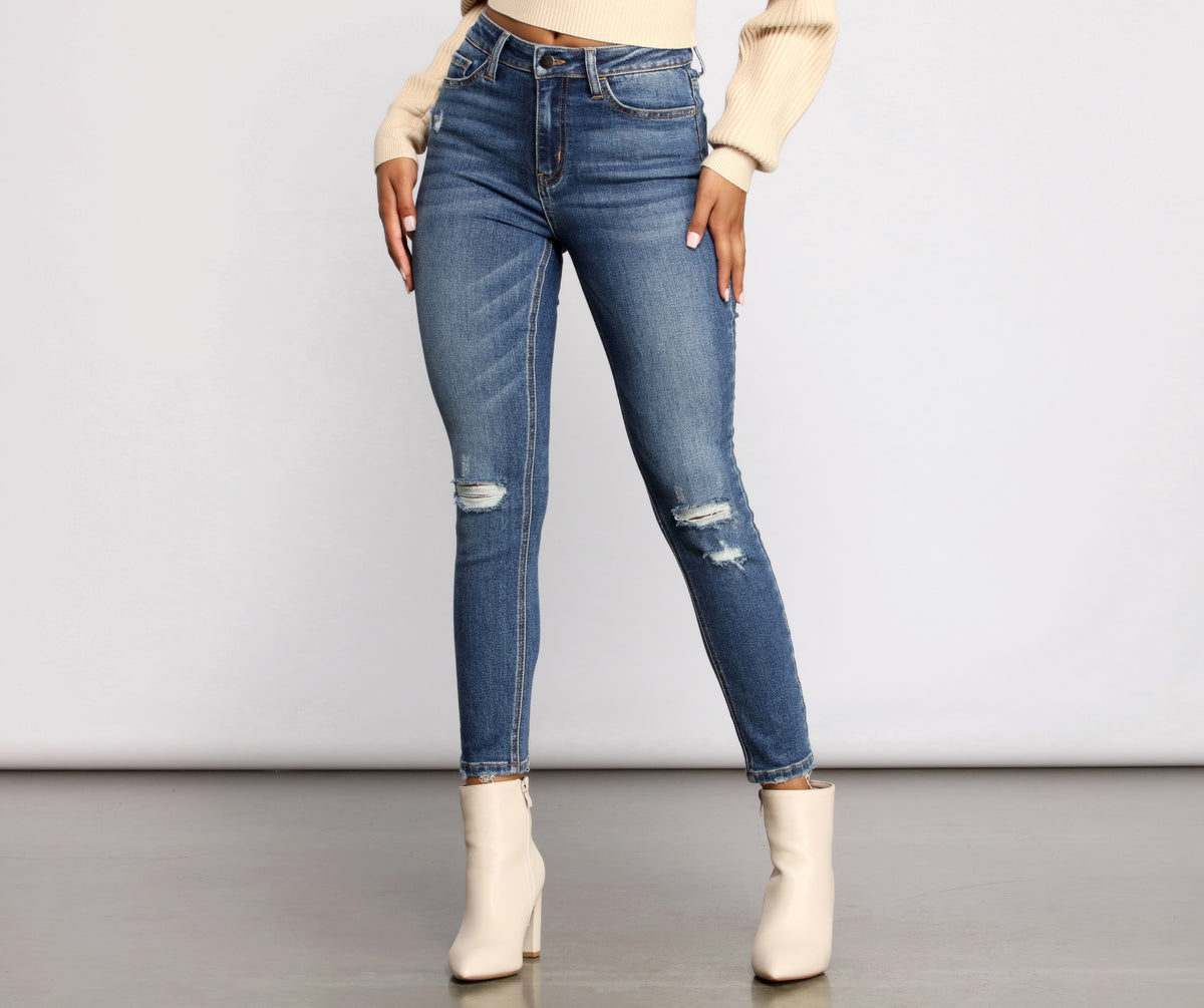 Classic High Rise Tummy Control Skinny Jeans