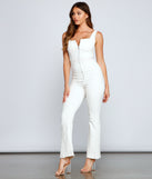 Retro Babe Zip-Front Jumpsuit provides a stylish start to creating your best summer outfits of the season with on-trend details for 2023!